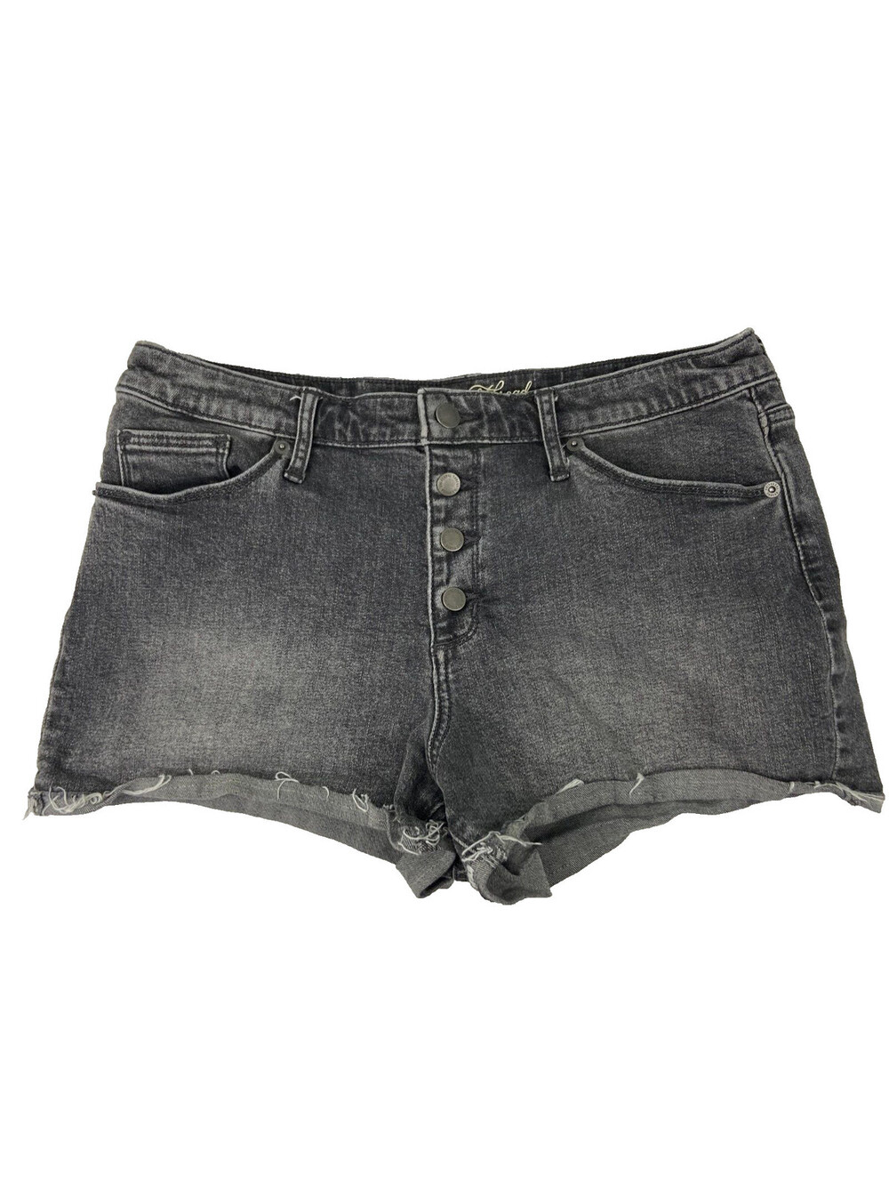 Universal Thread Women Size 12 Black Hemmed Shorts High Rise